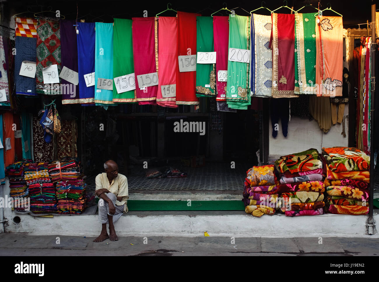 Clothing shop ( India) Stock Photo