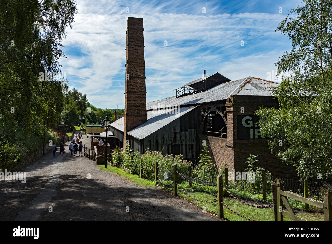 The G R Morton Ironworks At The Blists Hill Victorian Town Hi res Stock 