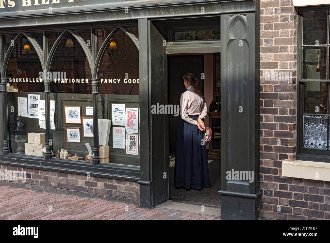 The Post Office at the Blists Hill Victorian Town, near Madeley