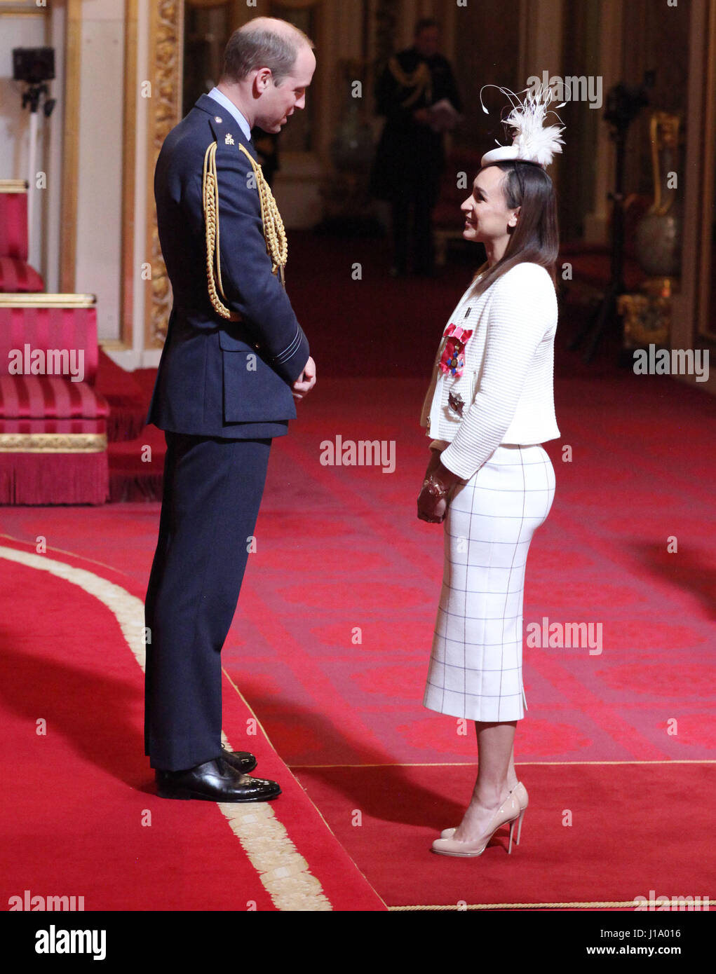 Heptathlete Jessica Ennis-Hill is made a Dame Commander by the Duke of ...
