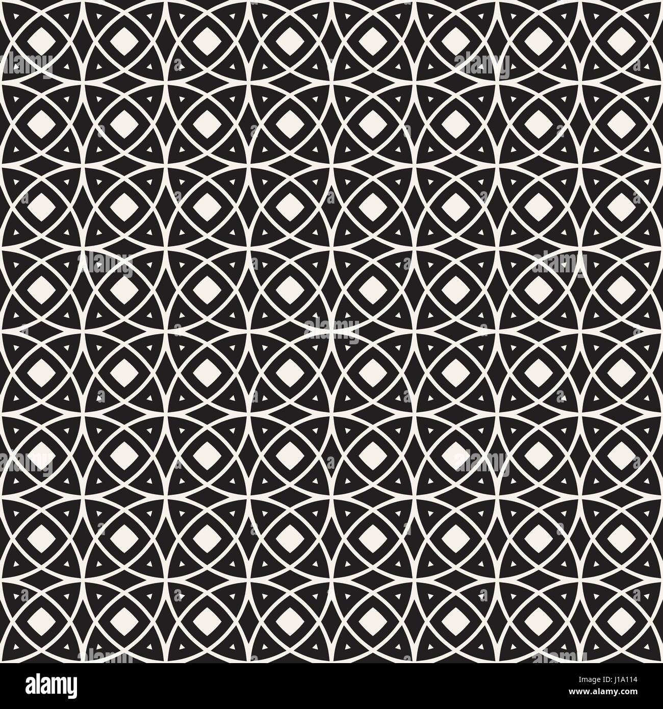Vector Seamless Line Grid Pattern. Abstract Geometric Background Design ...