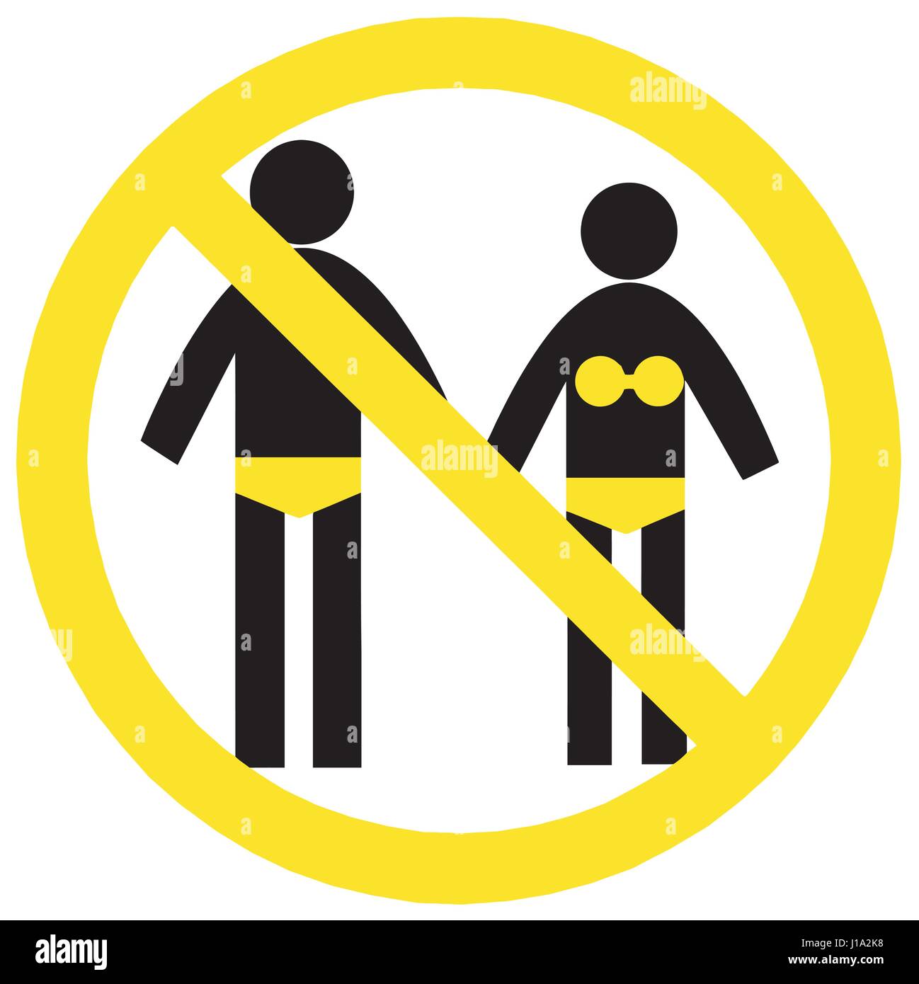 no bathing suit