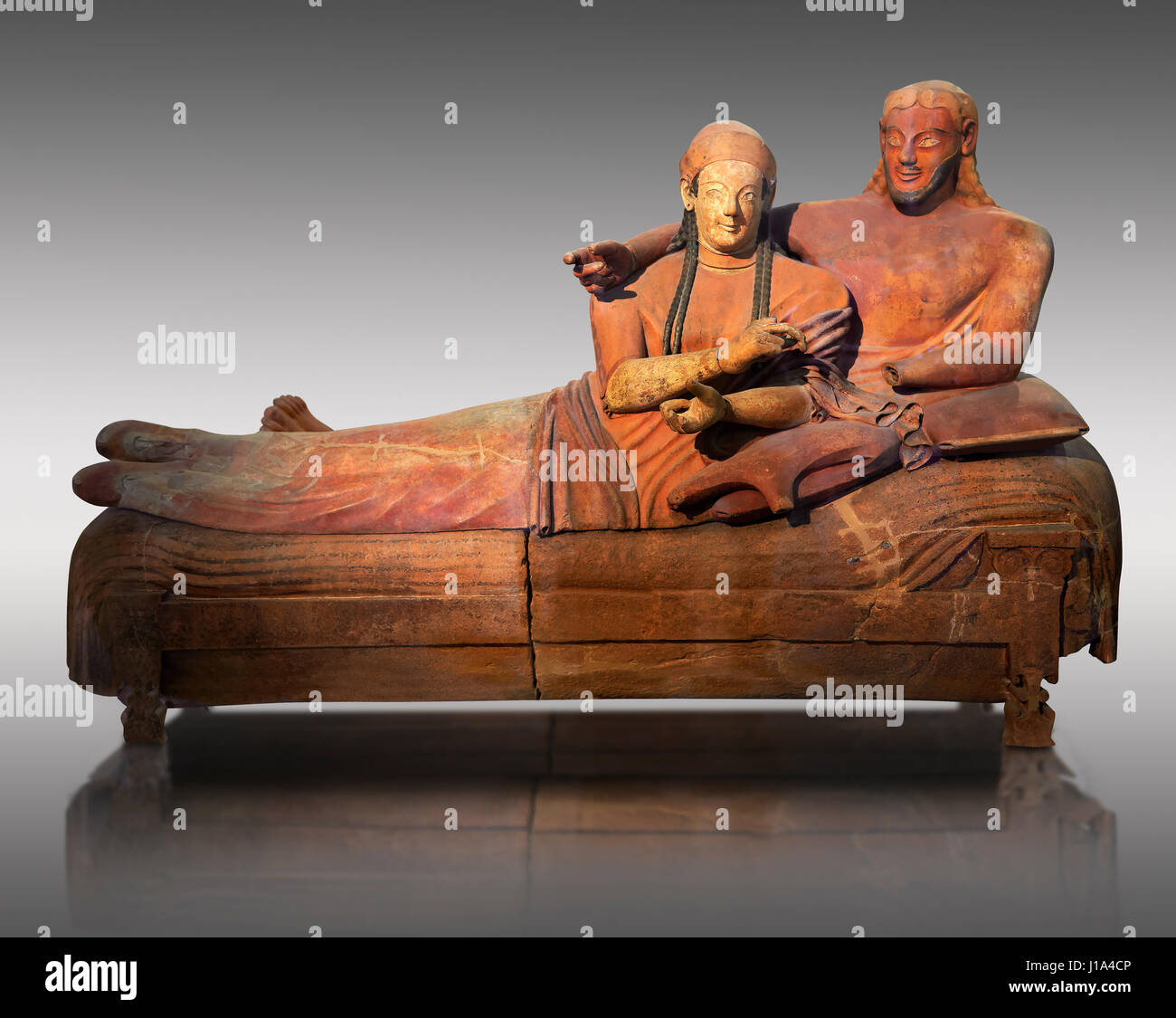 6th century BC Etruscan Sarcophagus known as The Sarcophagus of the