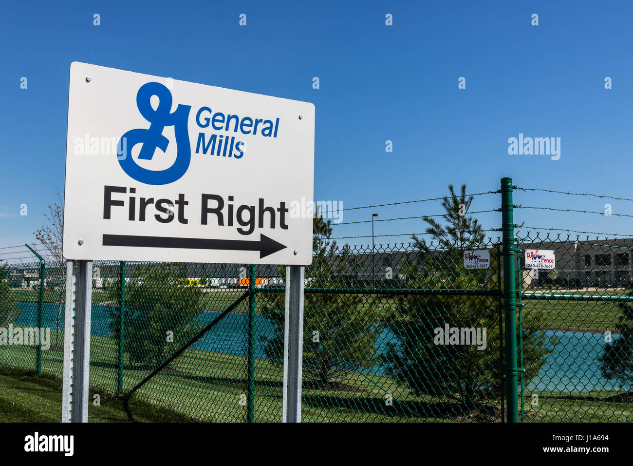Fort Wayne Circa April 2017 General Mills Distribution Center Operated by Exel, Inc. II Stock