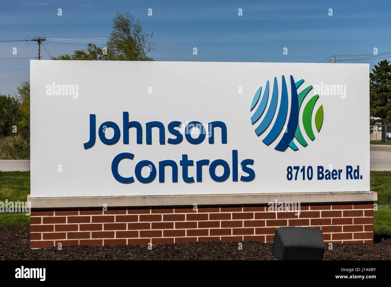 Fort Wayne Circa April 2017 Johnson Controls Location. Johnson
