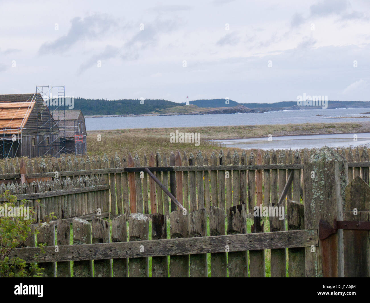 Fortress at Louisbourg Stock Photo