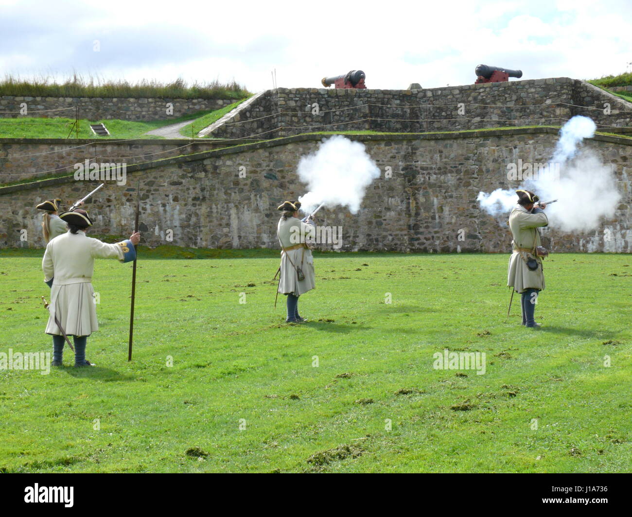 Fortress at Louisbourg Stock Photo Alamy