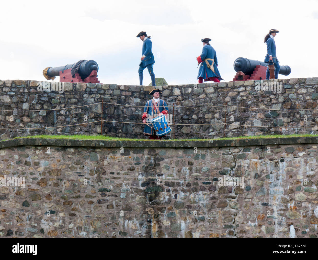 Fortress at Louisbourg Stock Photo Alamy
