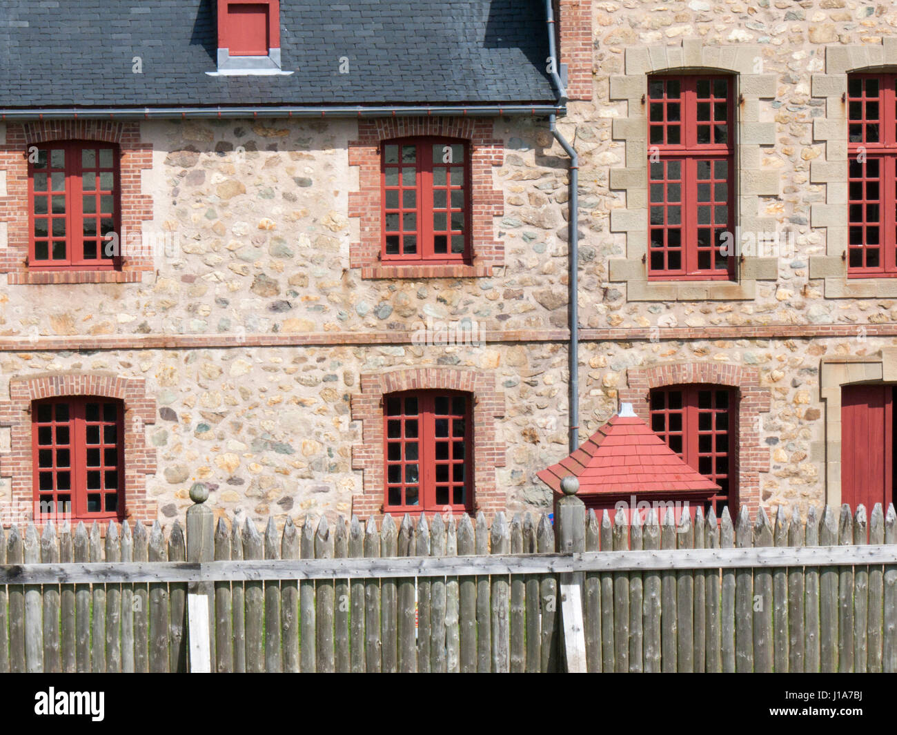 Fortress at Louisbourg Stock Photo