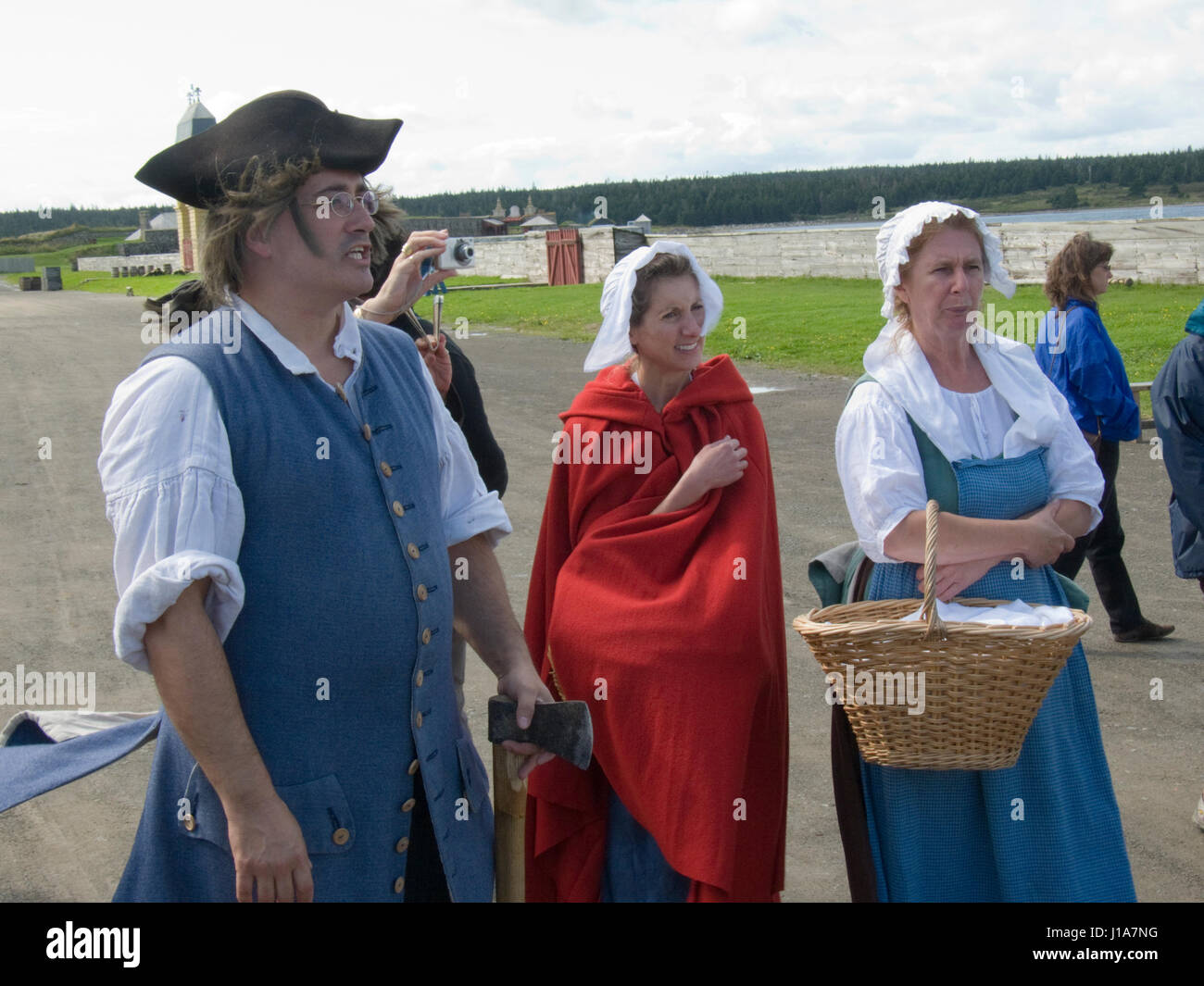 Fortress at Louisbourg Stock Photo Alamy