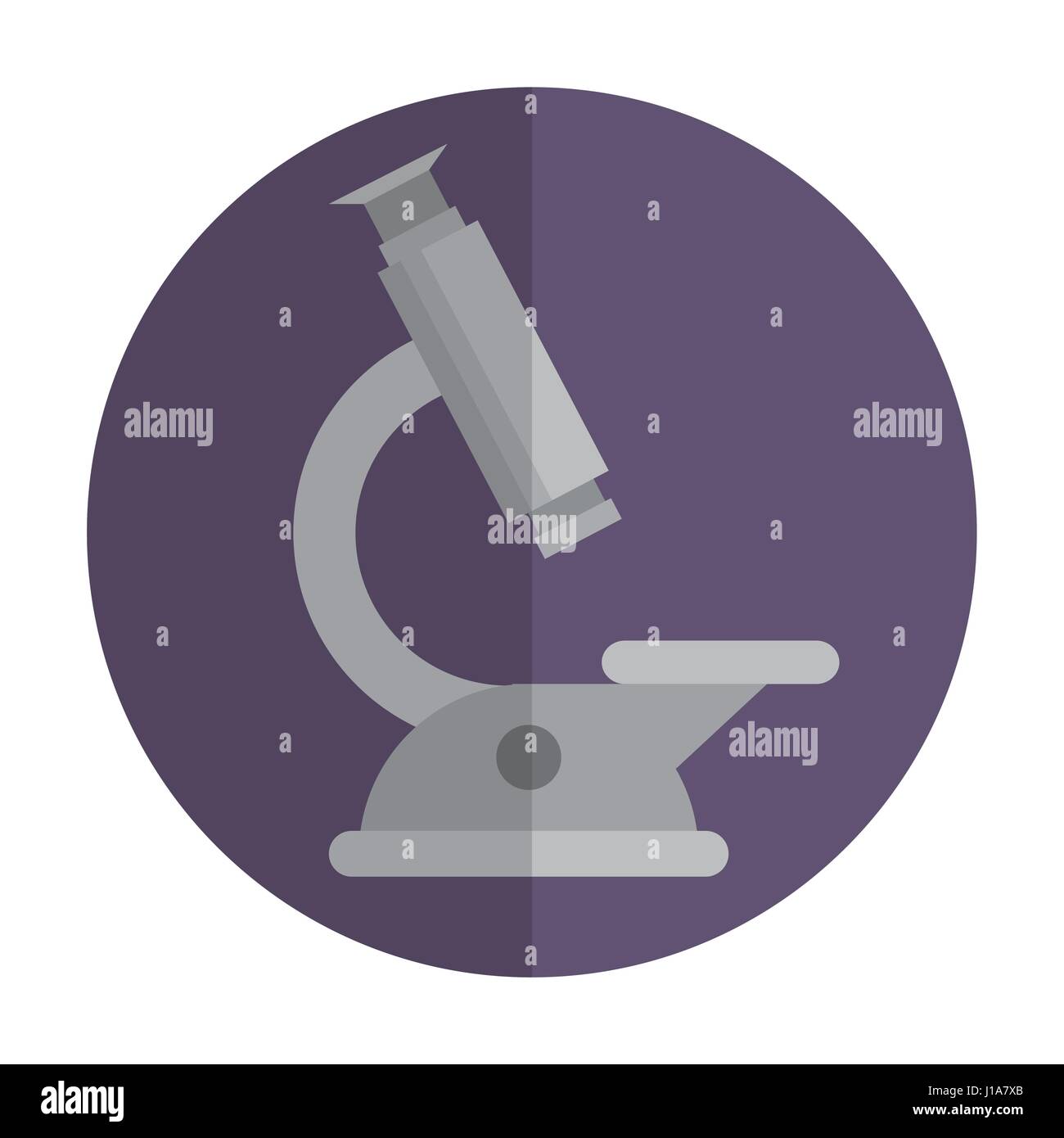 microscope laboratory isolated icon Stock Vector Image & Art - Alamy