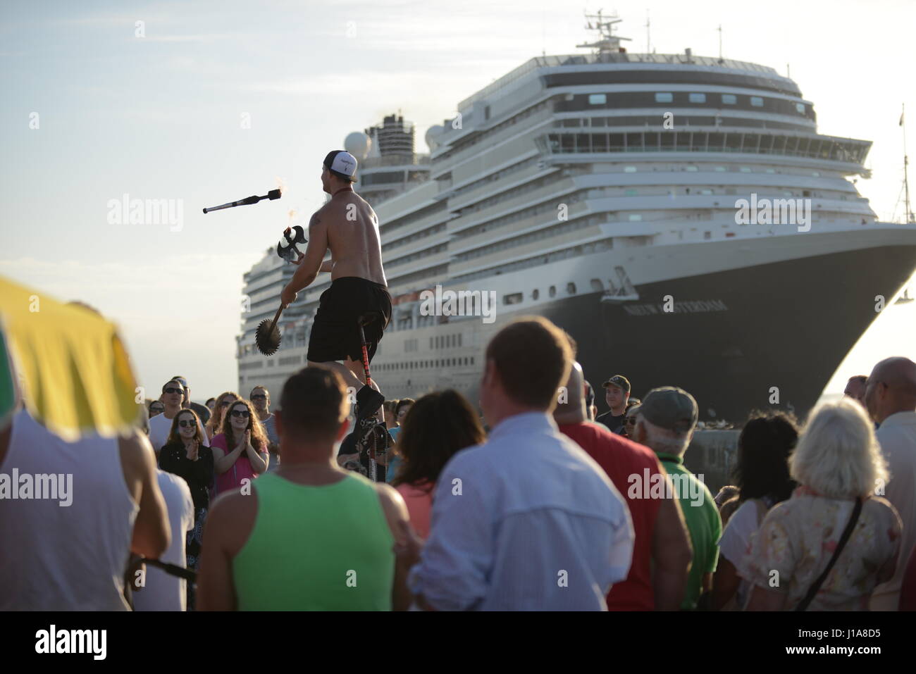 key west Florida USA cruise ships Stock Photo Alamy