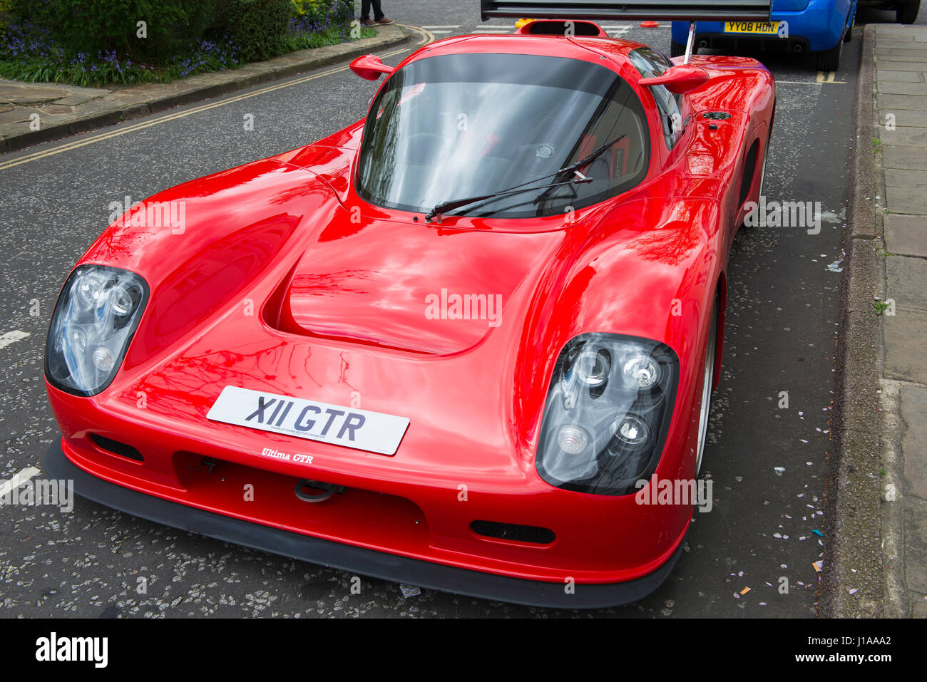 The Ultima GTR sportscar made by a small British company in Hinkley, Leicestershire, England, UK Stock Photo