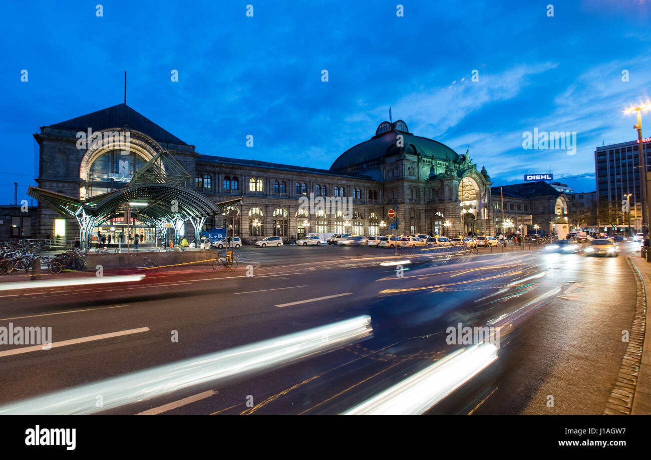Nuremberg, Germany. 18th Apr, 2017. The central train station