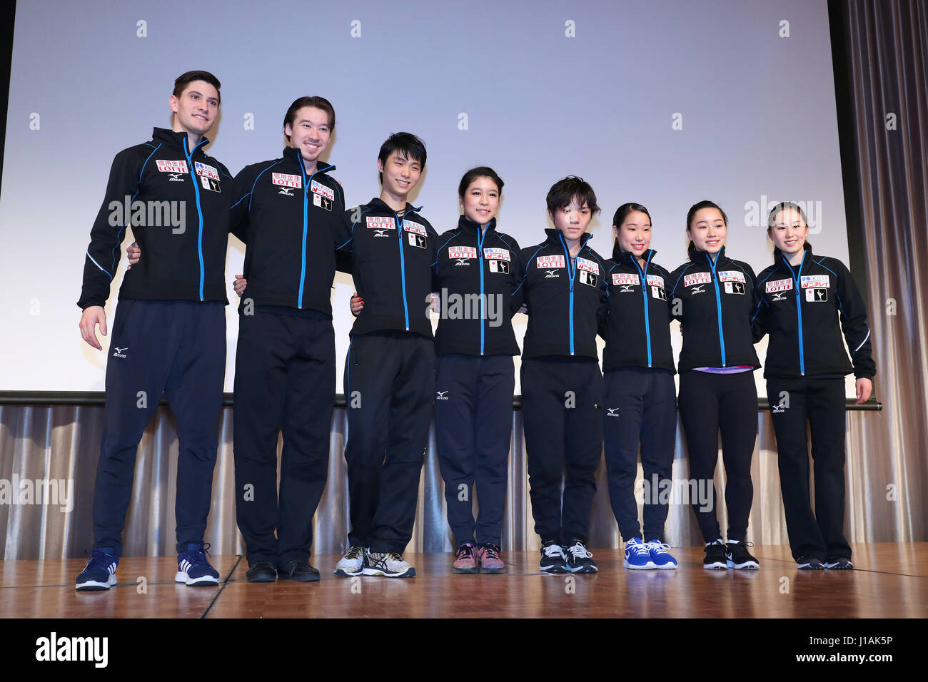 Tokyo, Japan. 19th Apr, 2017. Japan team group (JPN) Figure Skating