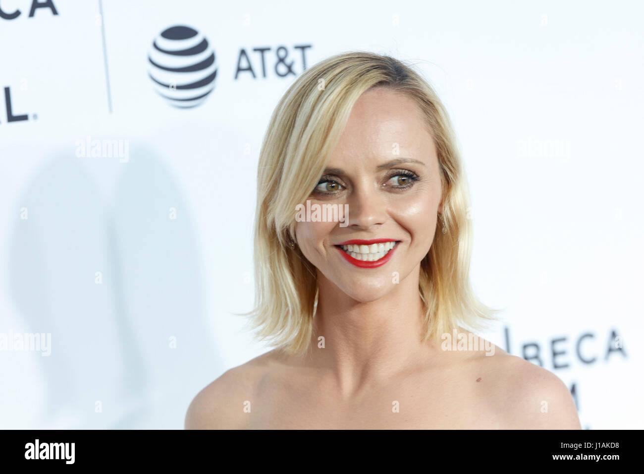 New York, USA. 19th April, 2017. Christina Ricci arrives at the 2017