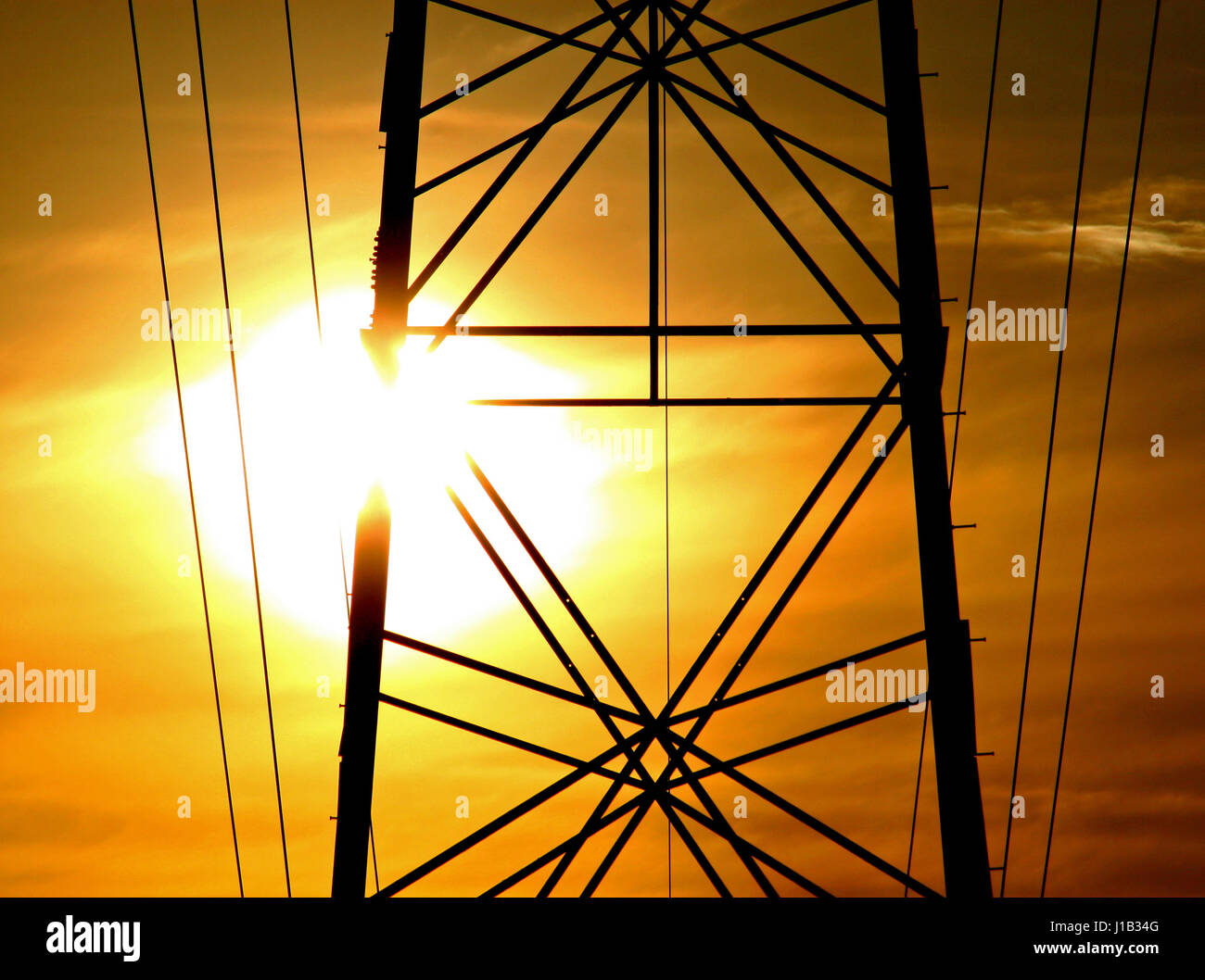 High voltage ac transmission tower hires stock photography and images