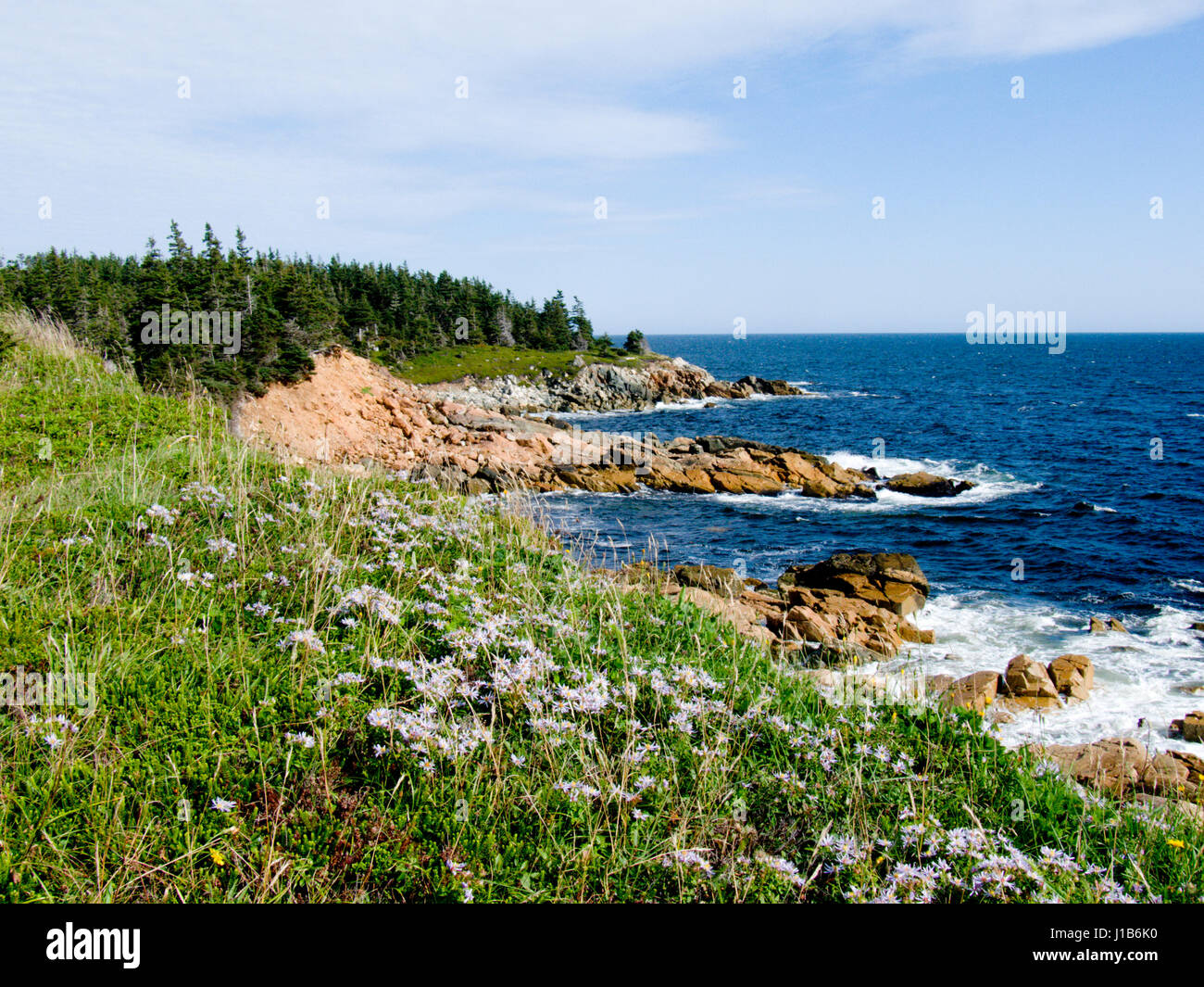 Landing Bay Cape Breton Stock Photo Alamy
