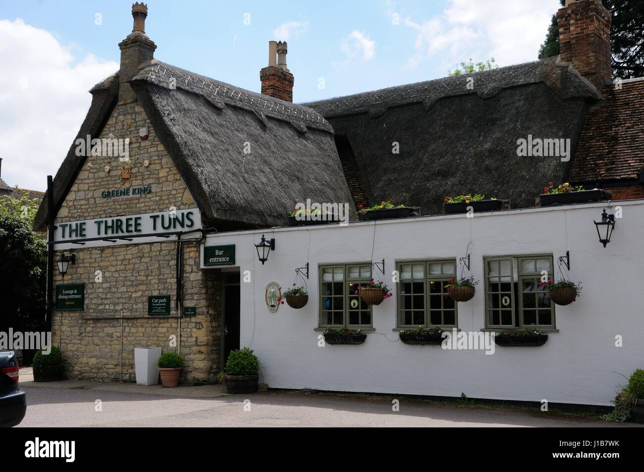 The Three Tuns, Biddenham, Bedfordshire dates from the seventeenth