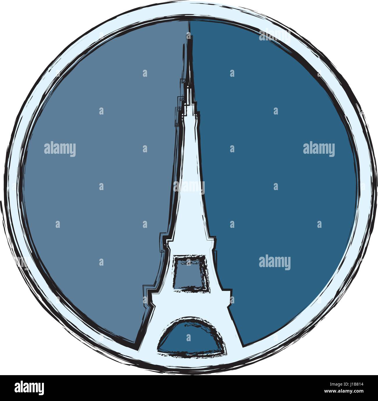 Eiffel tower architecture Stock Vector Image & Art - Alamy
