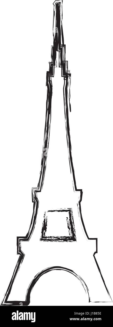 Eiffel tower architecture Stock Vector Image & Art - Alamy