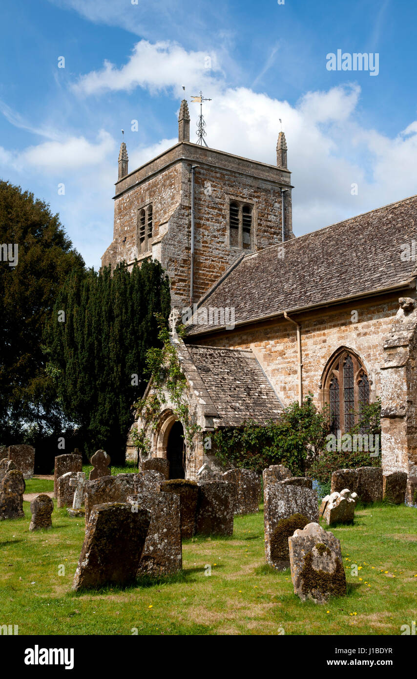 St. Mary Magdalene Church, Duns Tew, Oxfordshire, England, UK Stock Photo