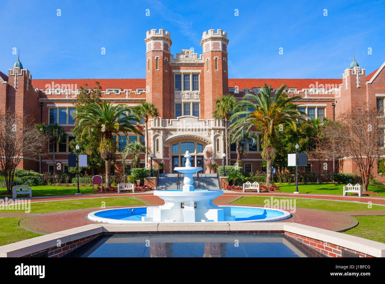 Westcott Building on the Florida State University campus in Tallahassee, Florida, USA. Florida State U is a public university. Stock Photo