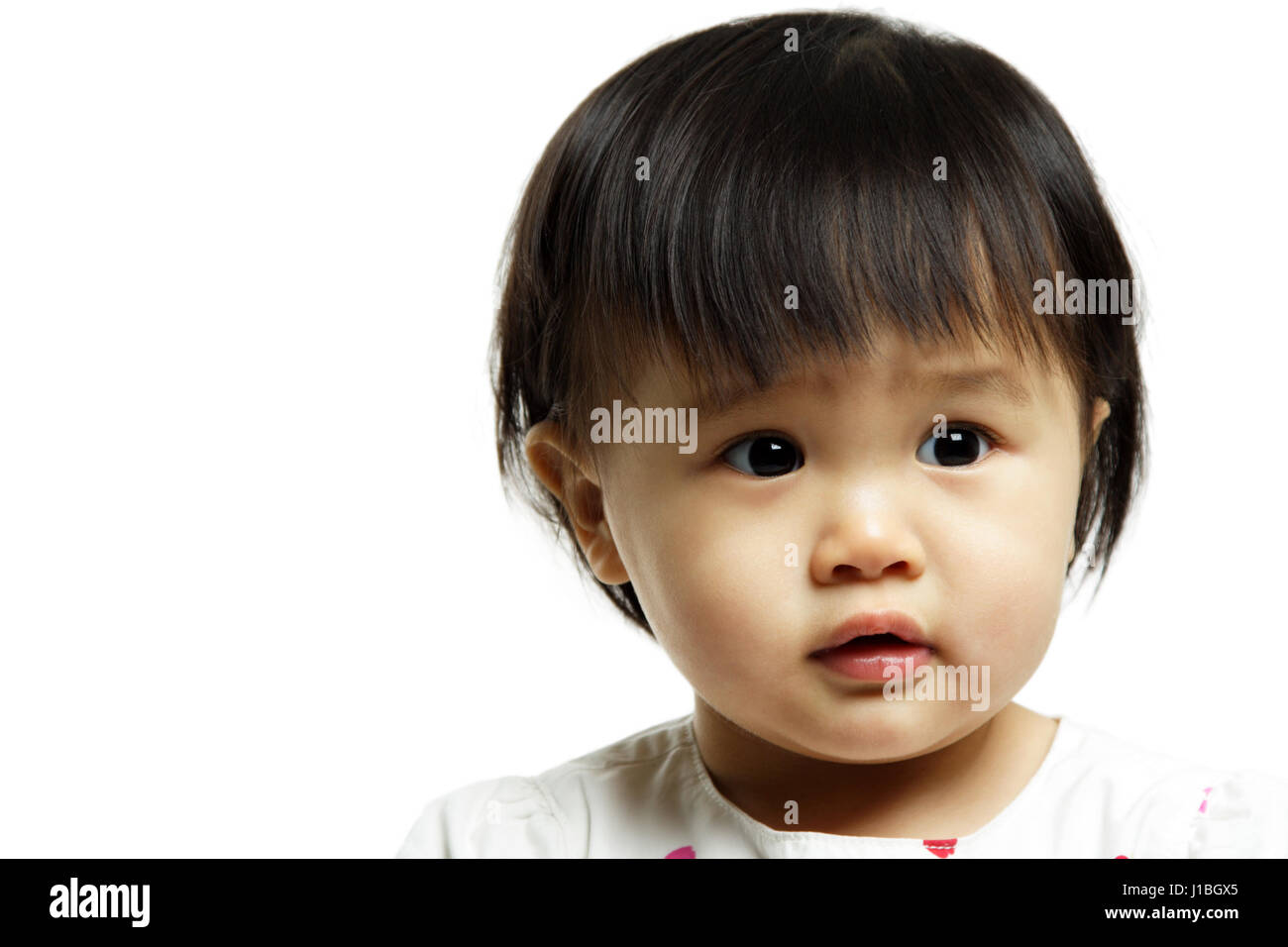 A portrait of a cute baby girl Stock Photo - Alamy