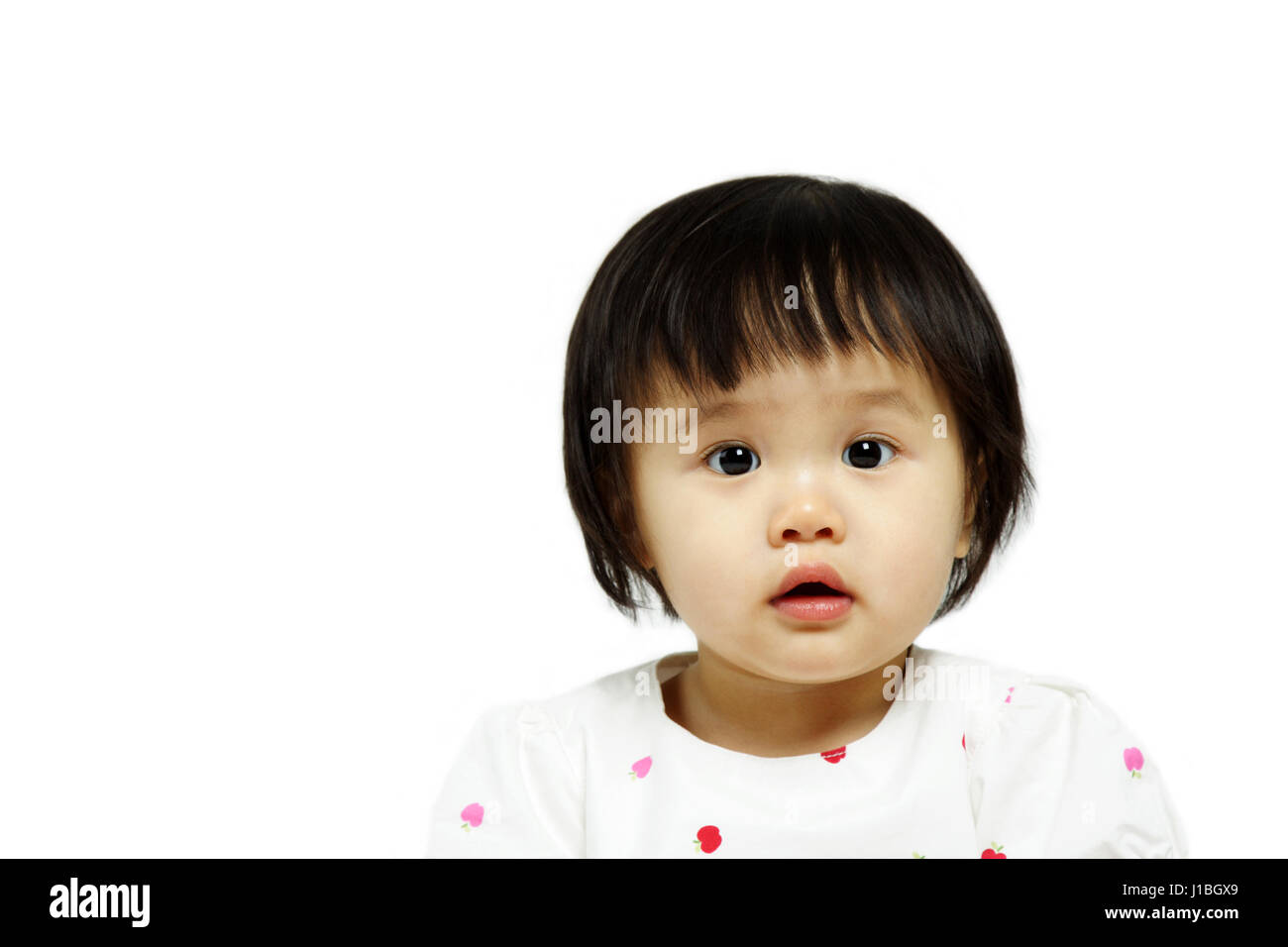 A portrait of a cute baby girl Stock Photo - Alamy