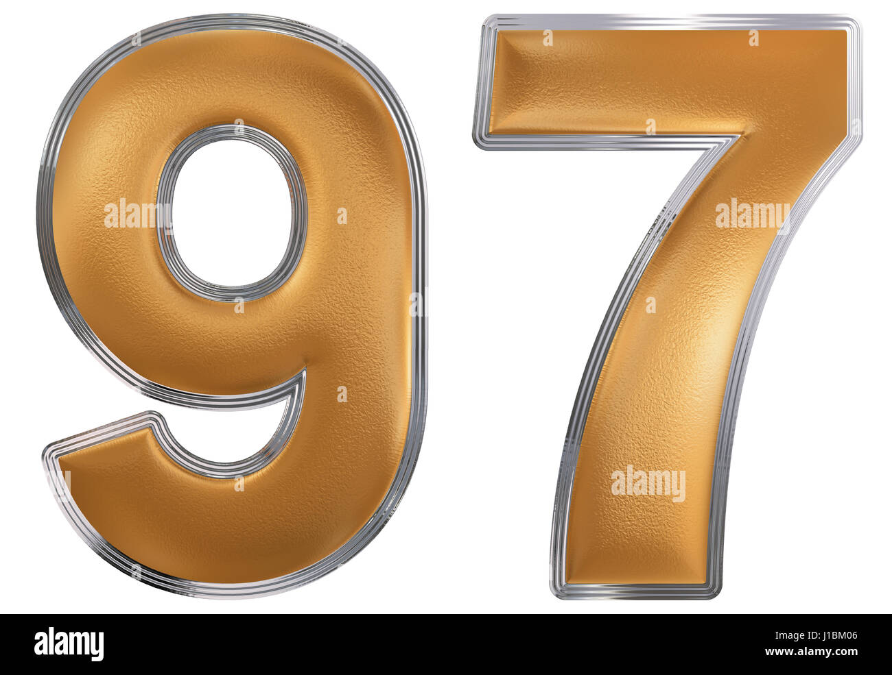 Number 97 Cut Out Stock Images & Pictures - Alamy