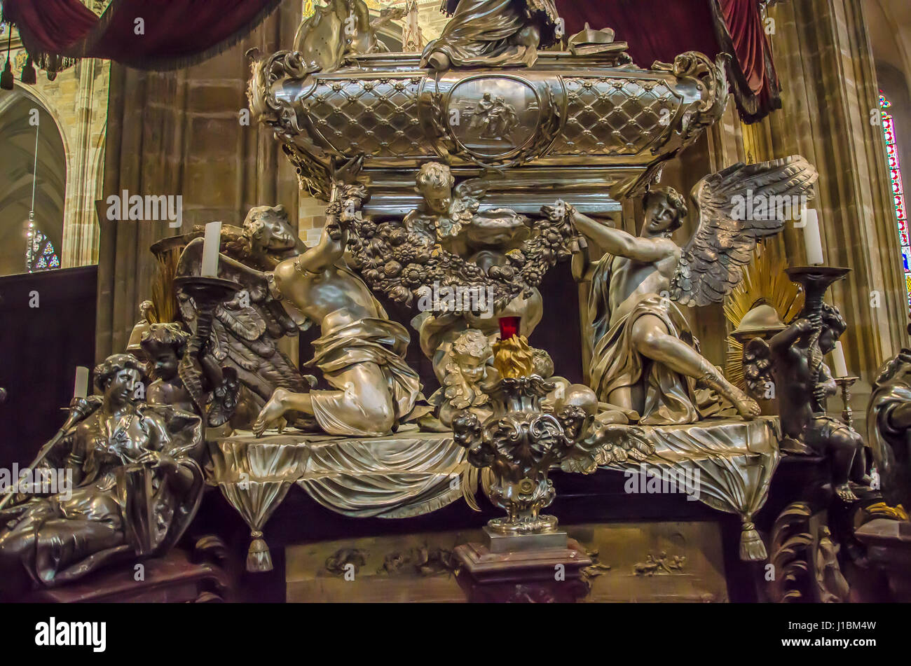 Tomb of saint john of nepomuk hires stock photography and images Alamy
