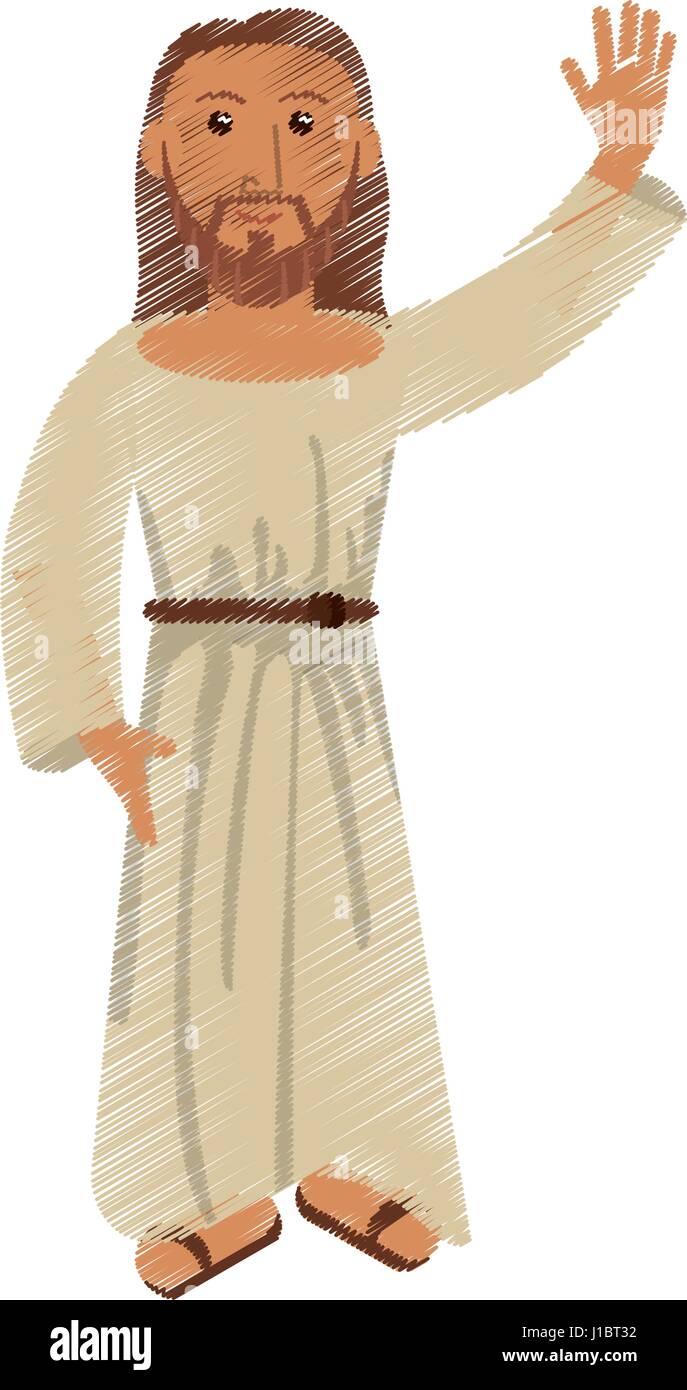 drawing jesus christ christianity design Stock Vector Image & Art Alamy