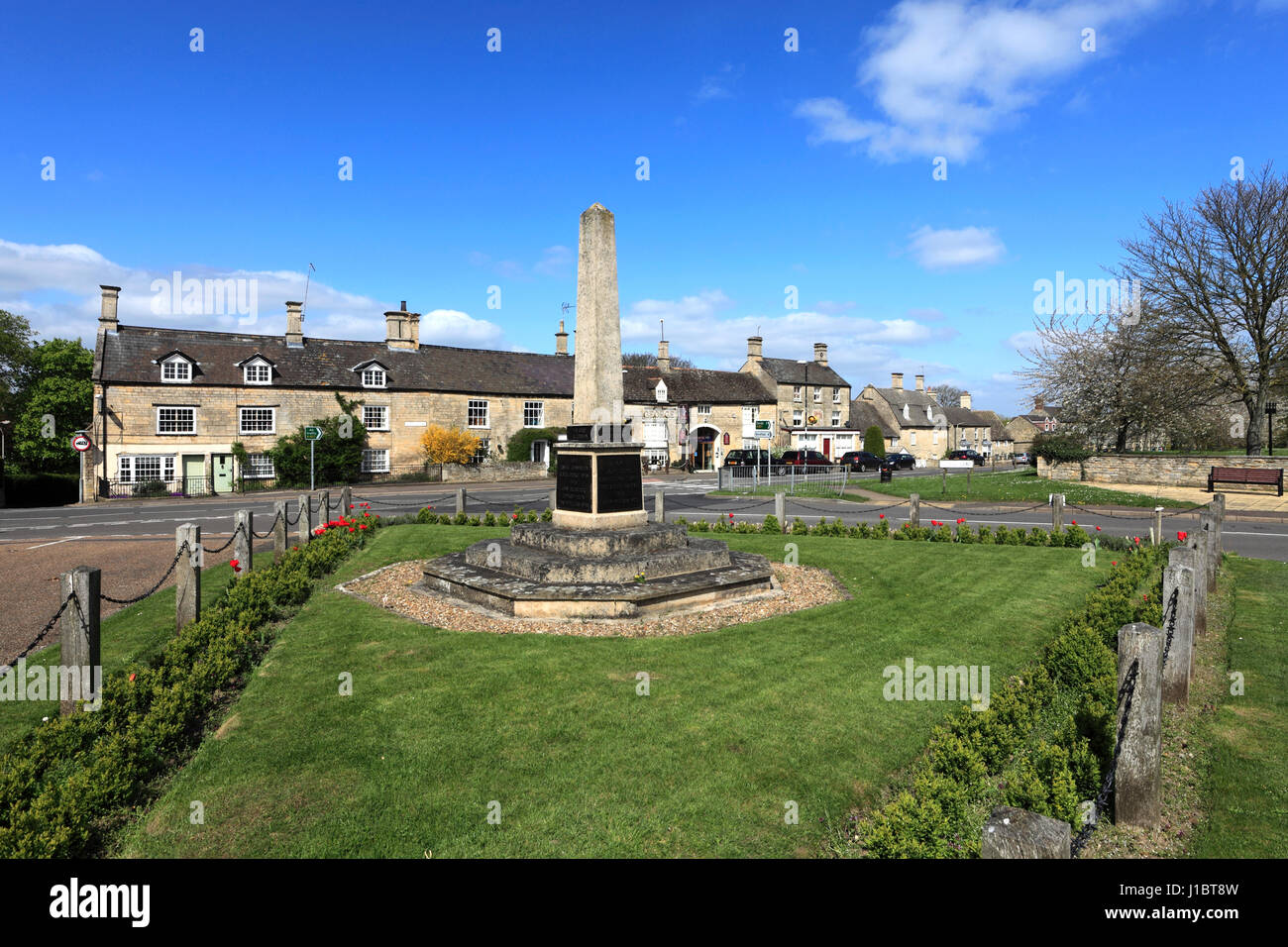 The village green at weldon village hires stock photography and images