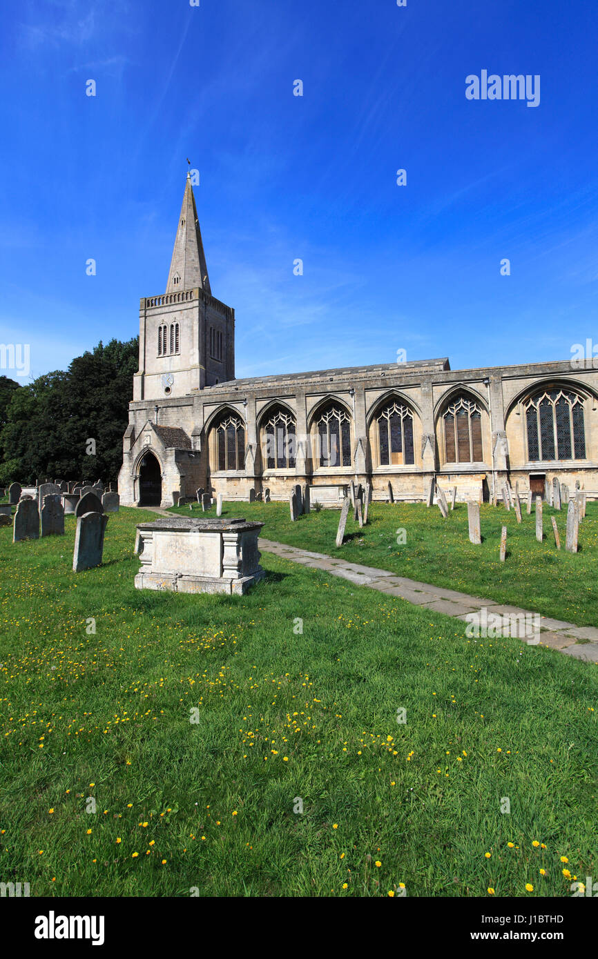 The Priory church Deeping St James, Lincolnshire County, England, UK Stock Photo