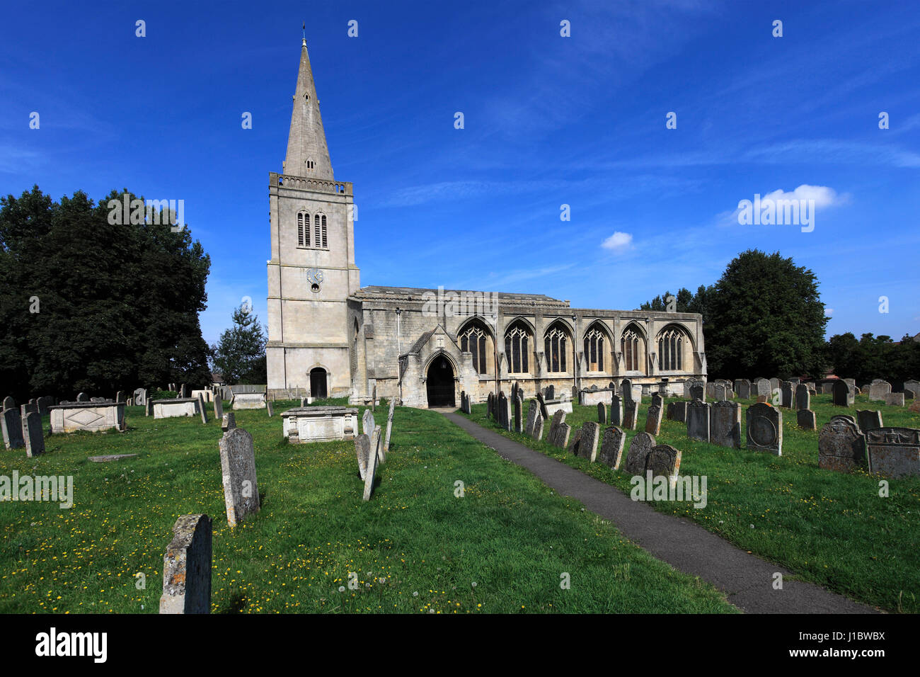 The Priory church Deeping St James, Lincolnshire County, England, UK Stock Photo