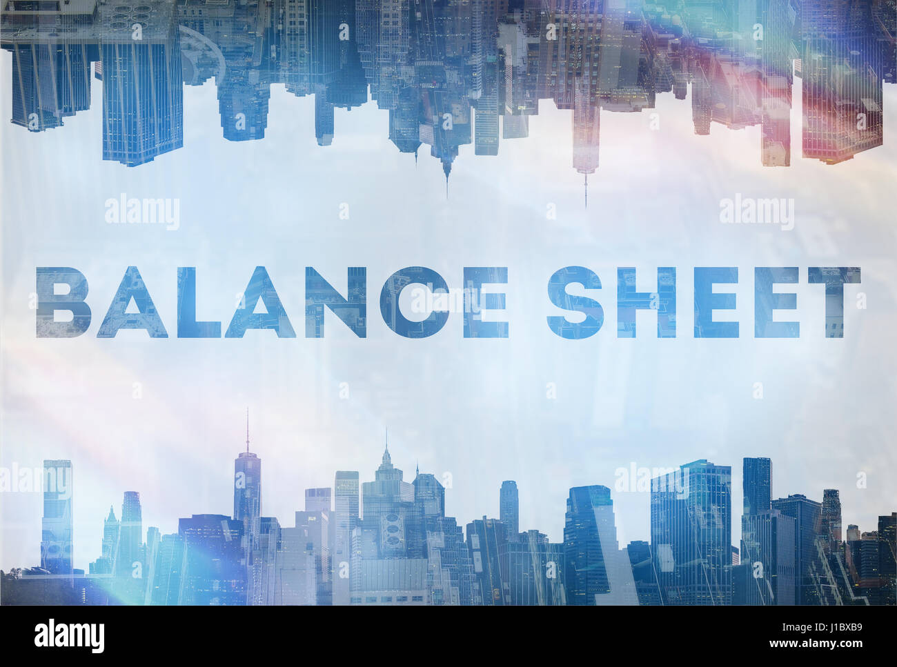 Balance sheet concept image Stock Photo Alamy