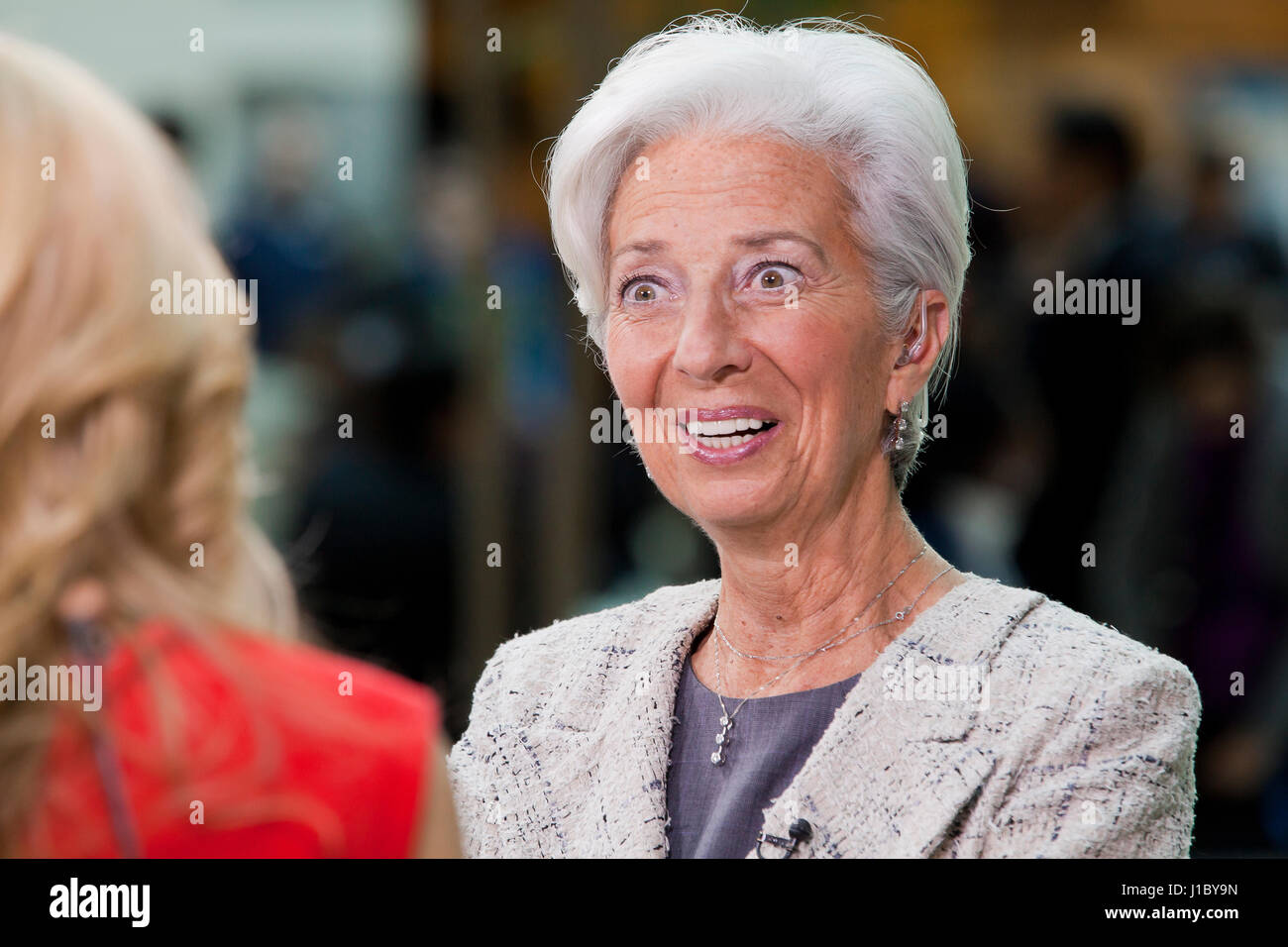 Christine Lagarde, Managing Director of the International Monetary Fund (IMF) - USA Stock Photo