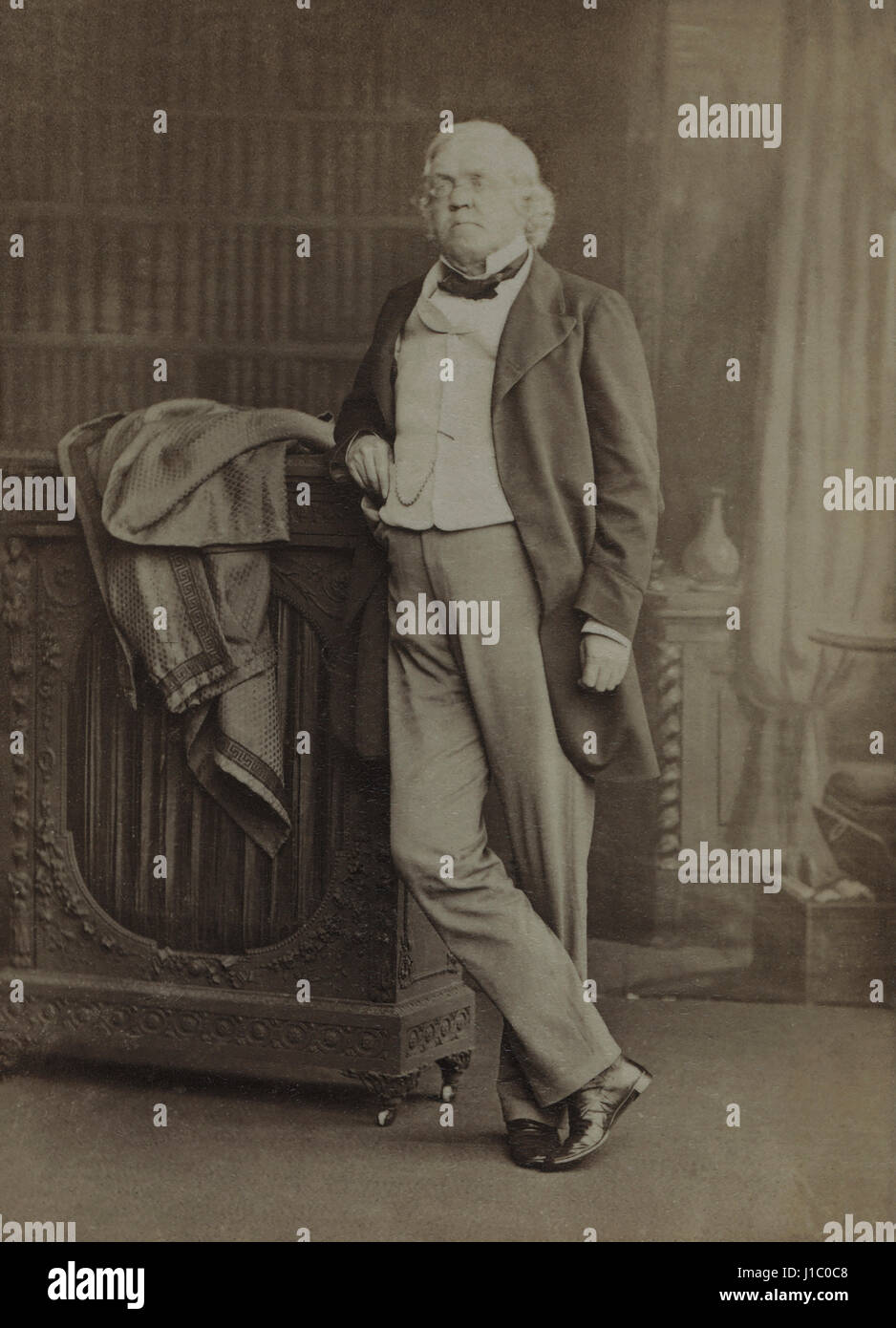 William Makepeace Thackeray (1811-63), English Novelist, Portrait, 1860 Stock Photo