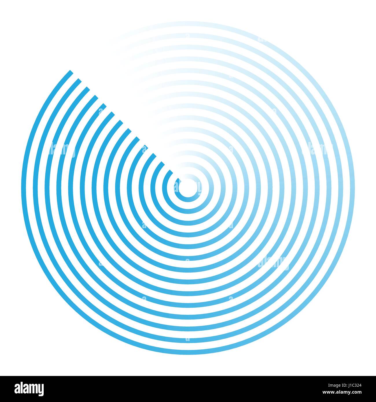 Radar abstract icon concept logo sign symbol vector illustration Stock ...