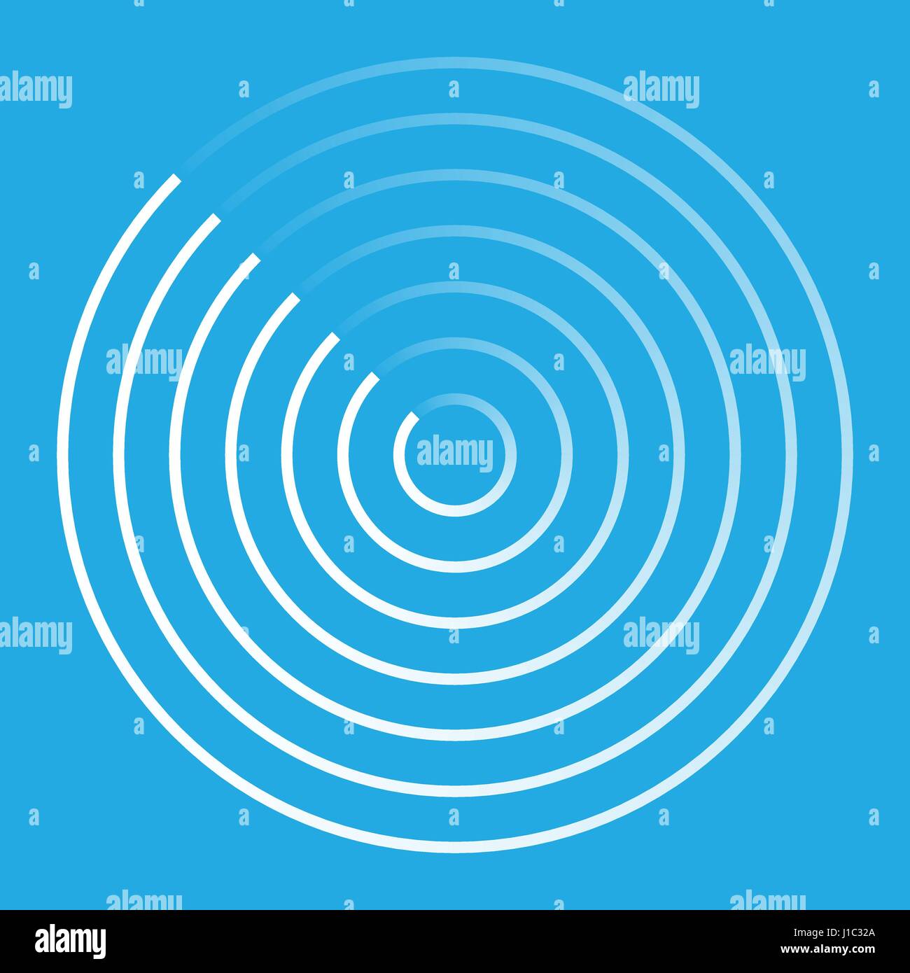 Radar abstract icon concept logo sign symbol vector illustration Stock ...