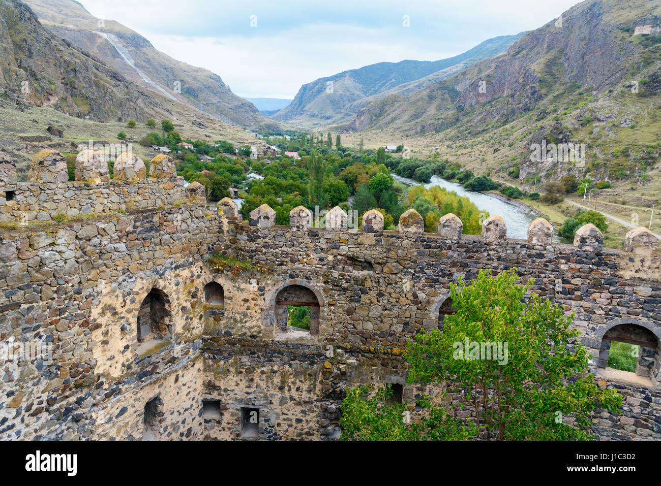 Khertvisi fortress on mountain. It is one of the oldest fortresses in  Georgia Stock Photo - Alamy