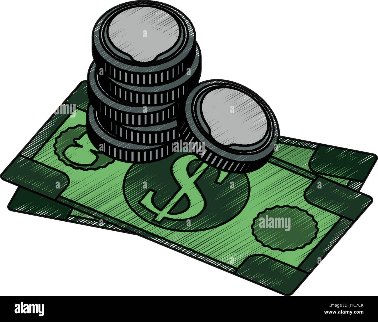 Billets of money Stock Vector Image & Art - Alamy