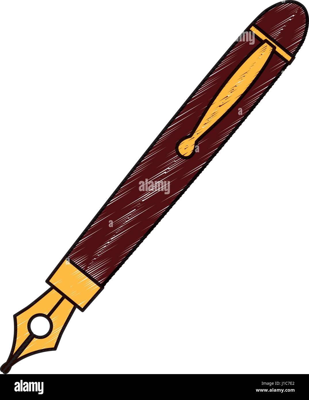 Isolated ink pen Stock Vector Image & Art - Alamy