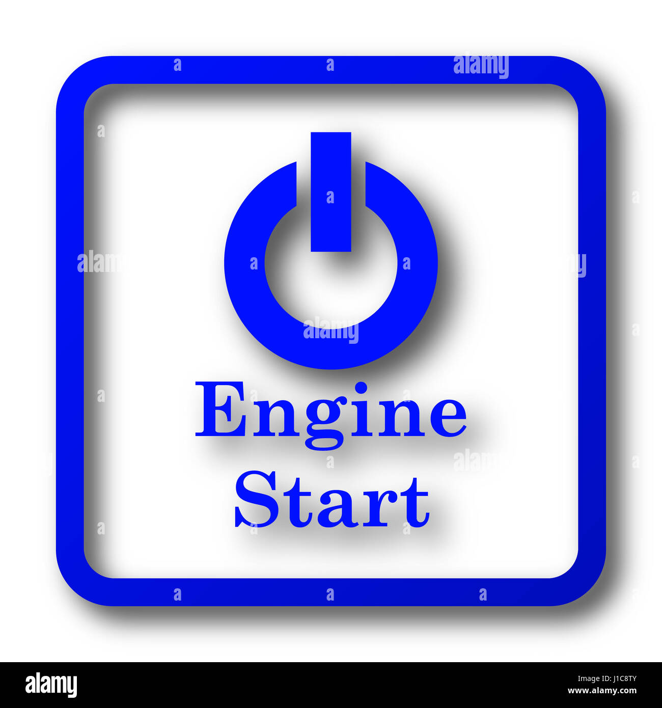 Engine start icon internet button hi-res stock photography and images -  Alamy