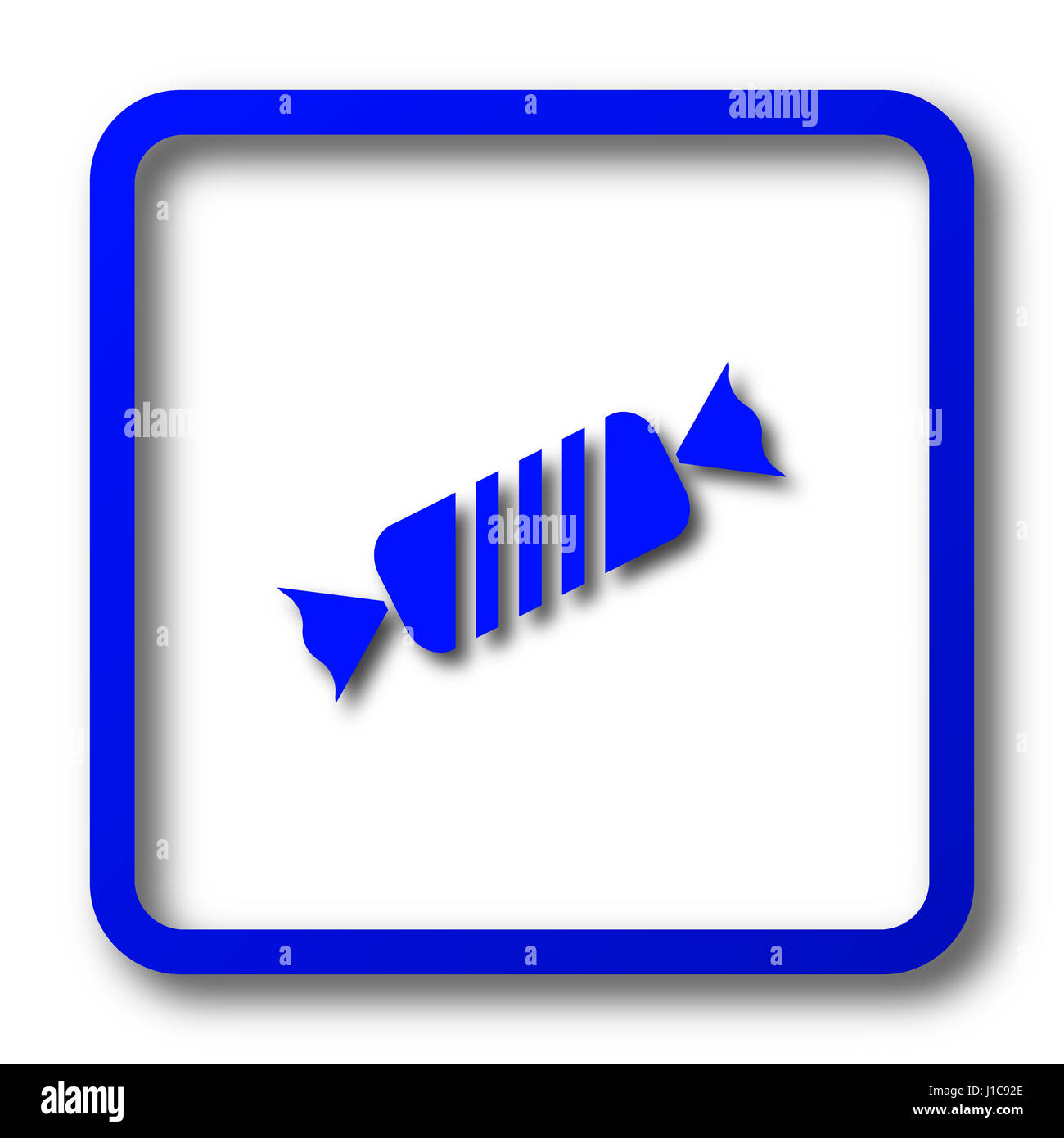Candy icon. Candy website button on white background Stock Photo Alamy