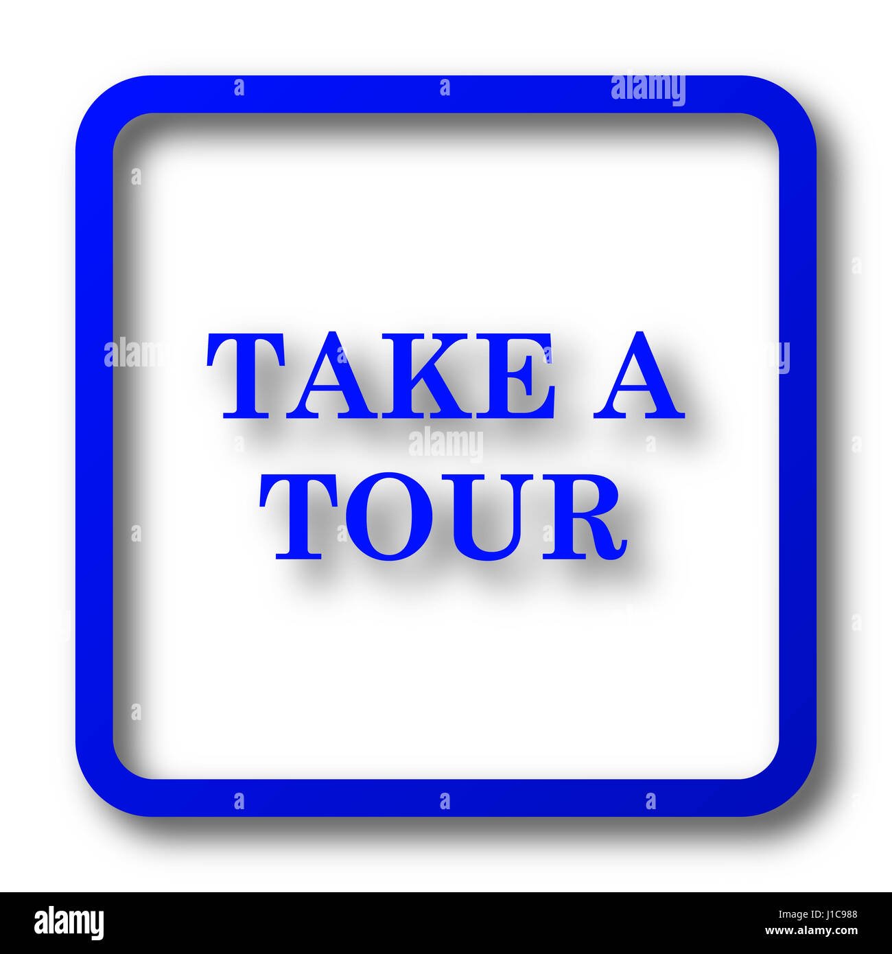 Take tour icon internet button hi-res stock photography and images - Alamy