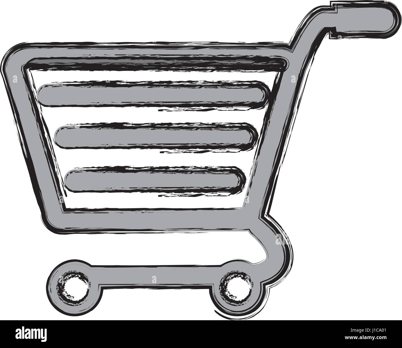 Shopping cart isolated Stock Vector Image & Art - Alamy