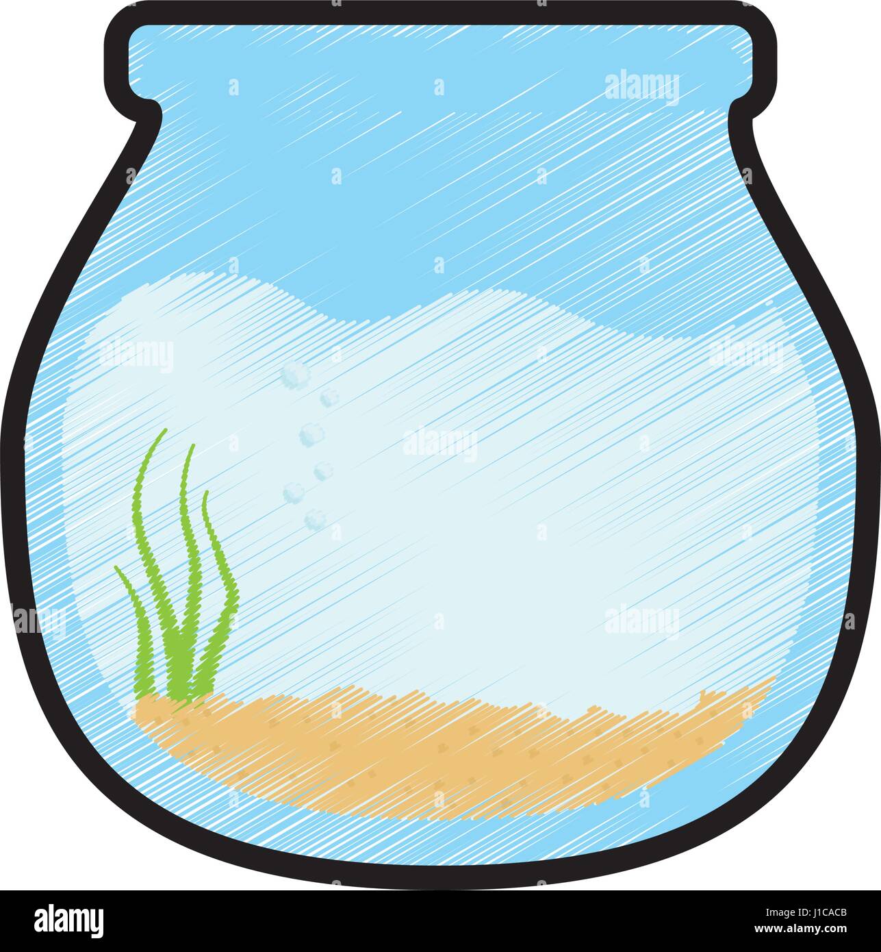 Fishbowl aquarium bowl Stock Vector Image & Art Alamy