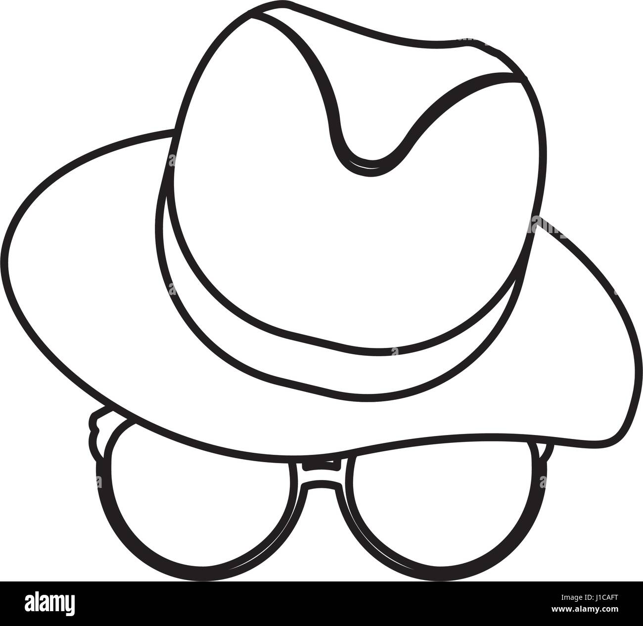 Vintage male hat Stock Vector Image 