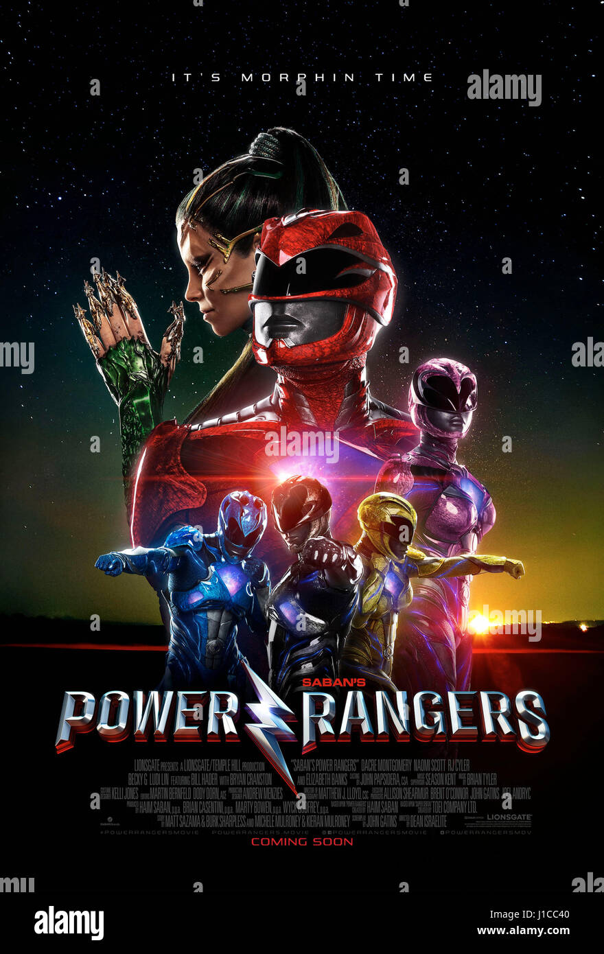 RELEASE DATE March 24, 2017 TITLE Power Rangers STUDIO Lionsgate